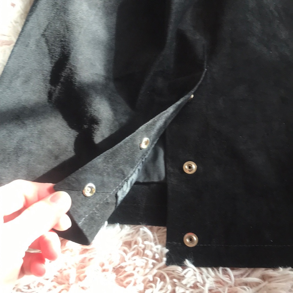 🎱VTG suede leather pencil skirt - Picture 6 of 8
